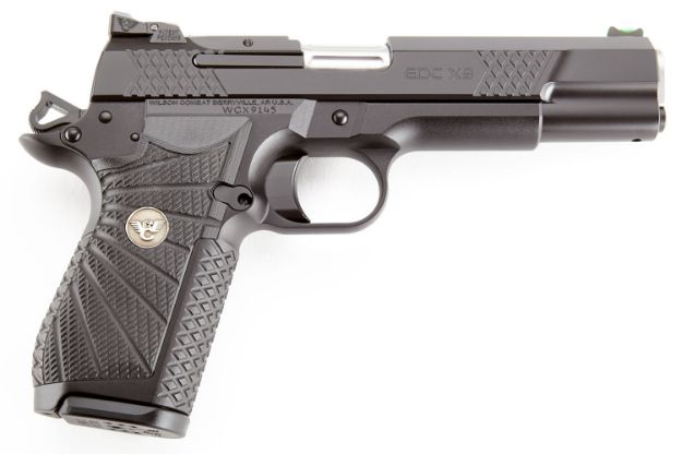 Picture of Wilson Combat 1911 Edc X9l 9Mm Luger 5" 15+1 Black Armor-Tuff Black G10 Starburst Grip 