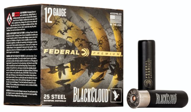 Picture of Federal Premium Black Cloud Fs 12 Gauge 3.50" 1 1/2 Oz 1500 Fps Bbb Shot 25 Bx/10 Cs 