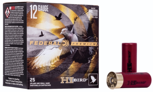 Picture of Federal Premium Hi-Bird 12 Gauge 2.75" 1 1/8 Oz 1275 Fps 8 Shot 25 Bx/10 Cs 