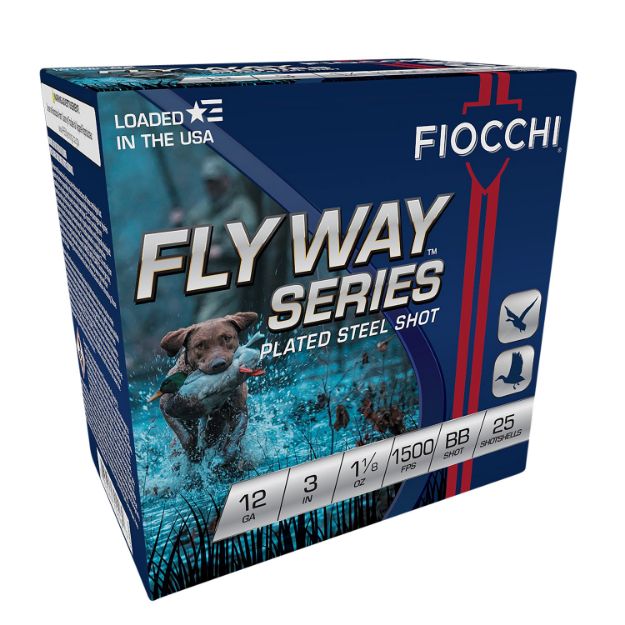 Picture of Fiocchi Flyway Waterfowl 12 Gauge 3" 1 1/8 Oz Bb Shot 25 Per Box/ 10 Cs 