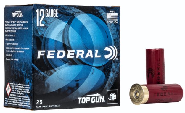 Picture of Federal Top Gun 12 Gauge 2.75" 1 Oz 1200 Fps 7.5 Shot 25 Bx/10 Cs 