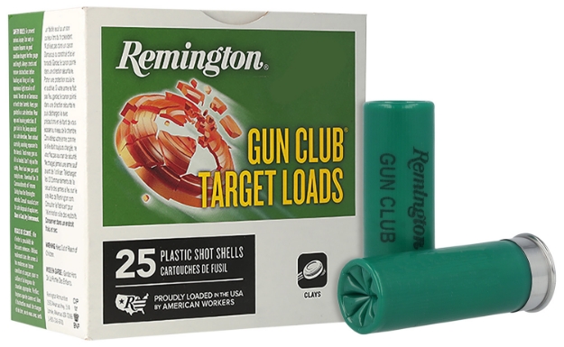 Picture of Remington Ammunition Gun Club Target Load 12 Gauge 2.75" 1 Oz 8 Shot 25 Per Box/ 10 Cs 