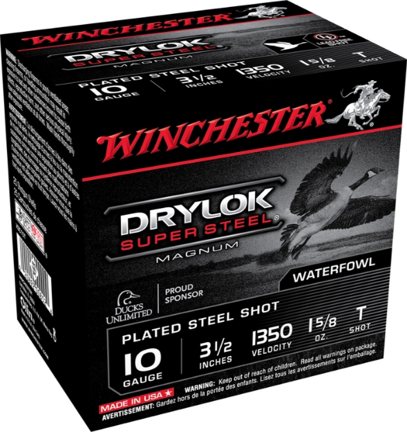 Picture of Winchester Ammo Drylock Super Magnum 10 3.50" 1 5/8 Oz T Shot 25 Per Box/ 10 Cs 