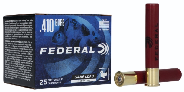 Picture of Federal Game-Shok High Brass 410 Gauge 3" 11/16 Oz 1135 Fps 5 Shot 25 Bx/10 Cs 