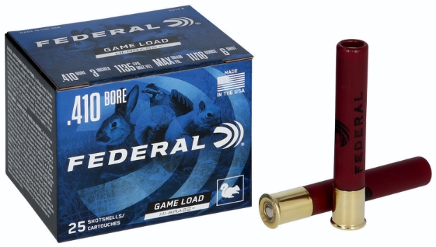 Picture of Federal Game-Shok High Brass 410 Gauge 3" 11/16 Oz 1135 Fps 6 Shot 25 Bx/10 Cs 