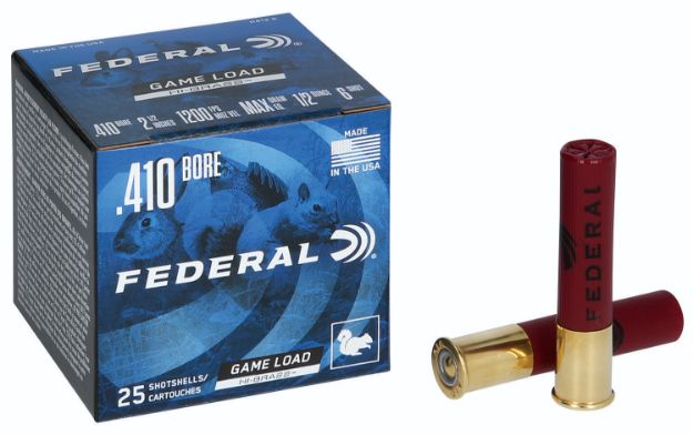 Picture of Federal Game-Shok High Brass 410 Gauge 2.50" 1/2 Oz 1200 Fps 6 Shot 25 Bx/10 Cs 