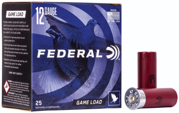 Picture of Federal Game-Shok Upland 12 Gauge 2.75" 1 Oz 8 Shot 25 Per Box/ 10 Cs 