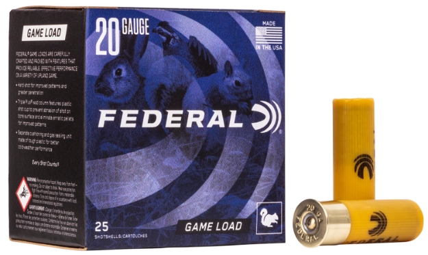 Picture of Federal Game-Shok Upland 20 Gauge 2.75" 7/8 Oz 6 Shot 25 Per Box/ 10 Cs 