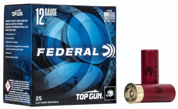 Picture of Federal Top Gun Target Load 12 Gauge 2.75" 1 1/8 Oz 7.5 Shot 25 Per Box/ 10 Cs 