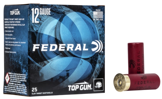 Picture of Federal Top Gun Target Load 12 Gauge 2.75" 1 1/8 Oz 7.5 Shot 25 Per Box/ 10 Cs 