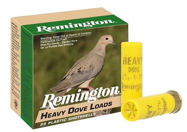 Picture of Remington Ammunition Heavy Dove Loads Upland 20 Gauge 2.75" 1 Oz 8 Shot 25 Per Box/ 10 Cs 