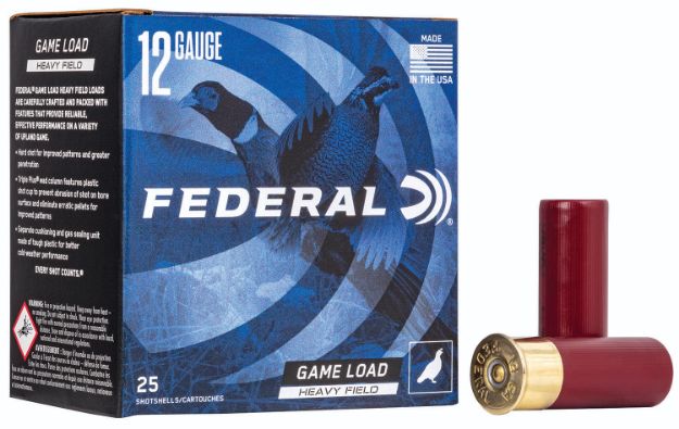 Picture of Federal Game-Shok Heavy Field 12 Gauge 2.75" 1 1/4 Oz 1220 Fps 4 Shot 25 Bx/10 Cs 