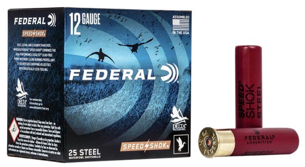 Picture of Federal Speed-Shok Waterfowl 12 Gauge 3.50" 1 3/8 Oz Bb Shot 25 Per Box/ 10 Cs 