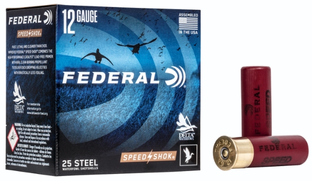 Picture of Federal Speed-Shok Waterfowl 12 Gauge 3" 1 1/8 Oz Bb Shot 25 Per Box/ 10 Cs 