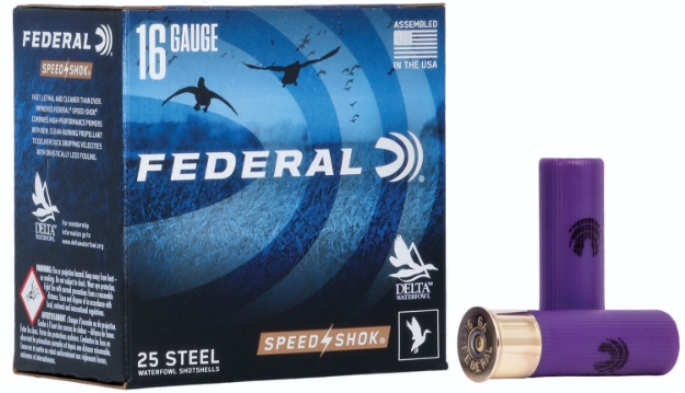 Picture of Federal Speed-Shok Waterfowl 16 Gauge 2.75" 15/16 Oz 2 Shot 25 Per Box/ 10 Cs 