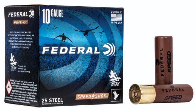 Picture of Federal Speed-Shok Waterfowl 10 3.50" 1 1/2 Oz T Shot 25 Per Box/ 10 Cs 