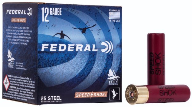 Picture of Federal Speed-Shok Waterfowl 12 Gauge 3.50" 1 1/2 Oz T Shot 25 Per Box/ 10 Cs 