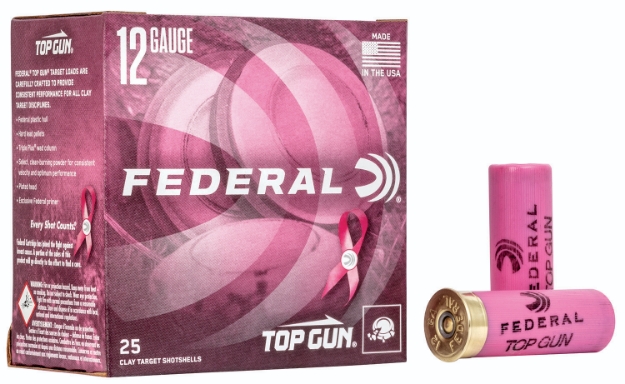 Picture of Federal Top Gun Special Edition Pink 12 Gauge 2.75" 1 1/8 Oz 1145 Fps 8 Shot 25 Bx/10 Cs 