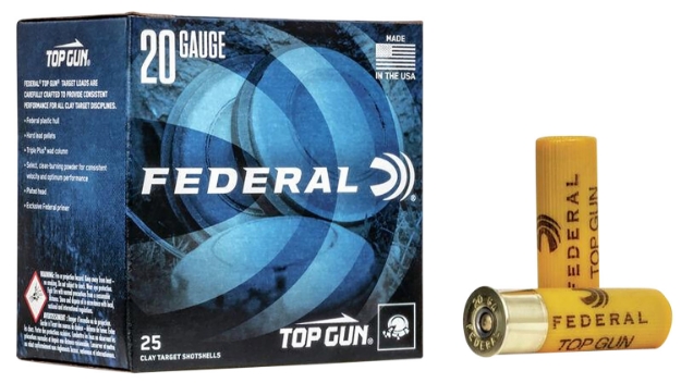 Picture of Federal Top Gun Target Load 20 Gauge 2.75" 7/8 Oz 7.5 Shot 25 Per Box/ 10 Cs 