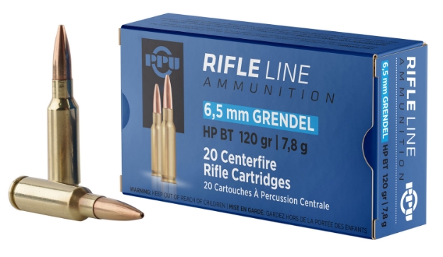 Picture of Ppu Standard Rifle 6.5 Grendel 120 Gr Hollow Point Boat-Tail (Hpbt) 20 Per Box/ 25 Cs 