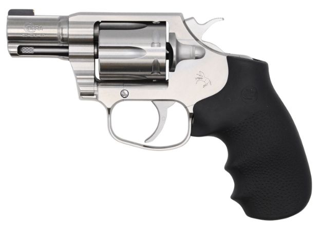 Picture of Colt Mfg Cobra 38 Special 6Rd 2" Overall Brushed Stainless Steel With Finger Grooved Black Hogue Rubber Grip 