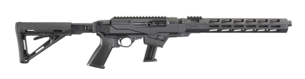 Picture of Ruger Pc Carbine 9Mm Luger 17+1 16.12" Threaded/Fluted Barrel, Type Iii Hard Coat Anodized Aluminum Alloy Receiver, Adjustable Magpul Moe Stock, M-Lok Accessory Slots, Optics Ready 