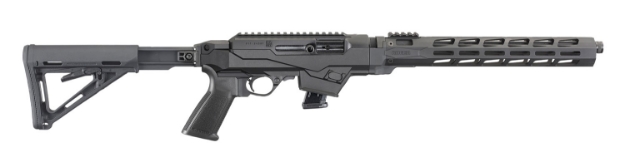 Picture of Ruger Pc Carbine 9Mm Luger 10+1 16.12" Threaded/Fluted Barrel, Type Iii Hard Coat Anodized Aluminum Alloy Receiver, Magpul 6 Position Moe Stock, M-Lok Accessory Slots, Optics Ready 