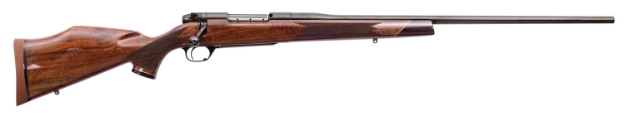 Picture of Weatherby Mark V Deluxe 257 Wthby Mag Caliber With 3+1 Capacity, 26" Barrel, Blued Metal Finish & Gloss Walnut Monte Carlo Stock Right Hand (Full Size) 