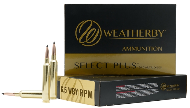 Picture of Weatherby Select Plus 6.5 Wby Rpm 140 Gr 3075 Fps Nosler Accubond 20 Bx/10 Cs 