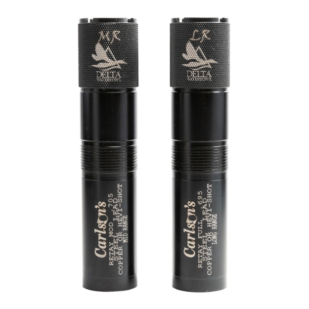 Picture of Carlson's Choke Tubes Delta Waterfowl 12 Gauge Mid-Range Long Range 17-4 Stainless Steel 