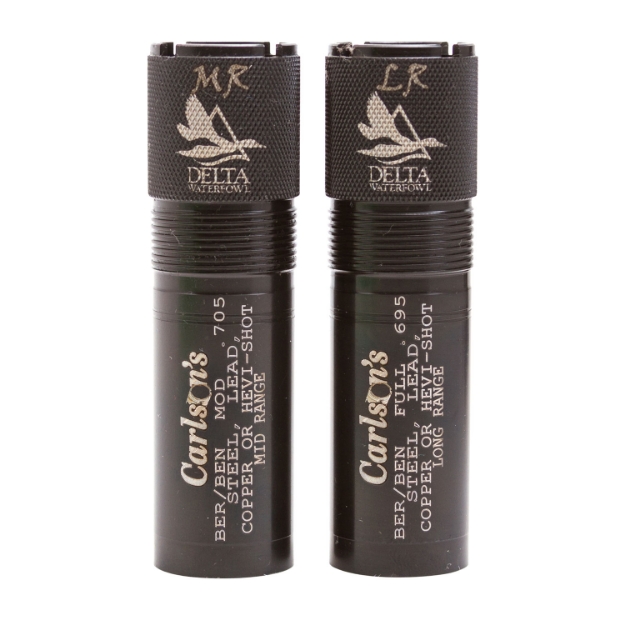 Picture of Carlson's Choke Tubes Delta Waterfowl 12 Gauge Mid-Range Long Range 17-4 Stainless Steel 