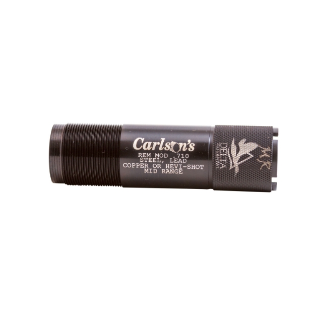 Picture of Carlson's Choke Tubes Delta Waterfowl Extended Choke 12 Gauge Mid-Range 17-4 Stainless Steel 