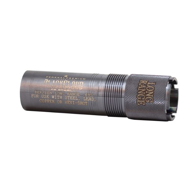 Picture of Carlson's Choke Tubes Black Cloud Beretta/Benelli 12 Gauge Long Range Steel Titanium Coated 