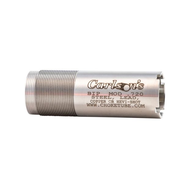 Picture of Carlson's Choke Tubes Replacement 12 Gauge Modified Flush Stainless Steel 