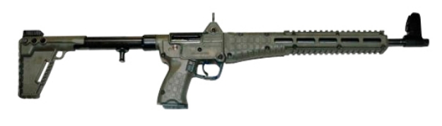 Picture of Kel-Tec Sub-2000 9Mm Luger Caliber With 16.25" Barrel, 15+1 Capacity, Od Green Metal Finish, Od Green Adjustable Stock & Polymer Grip Glock Mag Right Hand 