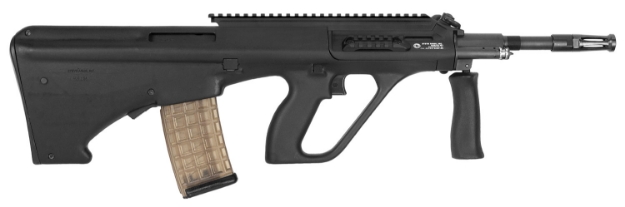 Picture of Steyr Arms Aug A3 M1 5.56X45mm Nato 30+1 16", Black, Fixed Bullpup Stock & Collapsible Foregrip, Extended Pic Rail (Oem Mag) 