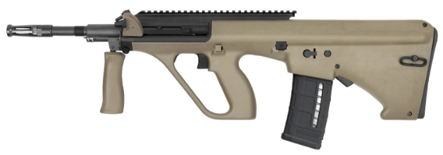 Picture of Steyr Arms Aug A3 M1 Nato 5.56X45mm Nato 30+1 16", Black Rec, Mud Brown Fixed Bullpup Stock & Collapsible Foregrip, Extended Pic Rail (Ar Style Mag) 