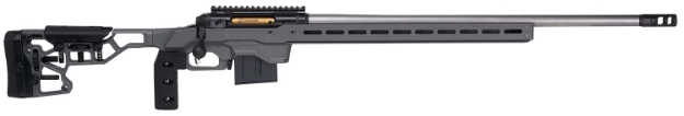 Picture of Savage Arms 110 Elite Precision 6.5 Creedmoor 10+1 26" Matte Stainless, Matte Black Rec, Gray Cerakote Adjustable Mdt Acc Aluminum Chassis Stock 