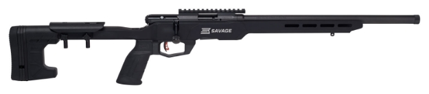 Picture of Savage Arms B22 Precision Bolt Action 22 Lr Caliber With 10+1 Capacity, 18" Barrel, Matte Black Metal Finish & Adjustable Mdt Acc Aluminum Chassis Matte Black Stock Right Hand (Full Size) 