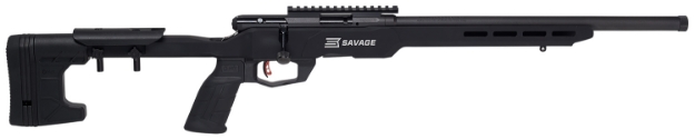 Picture of Savage Arms B17 Precision Bolt Action 17 Hmr Caliber With 10+1 Capacity, 18" Barrel, Matte Black Metal Finish & Adjustable Mdt Acc Aluminum Chassis Matte Black Stock Right Hand (Full Size) 