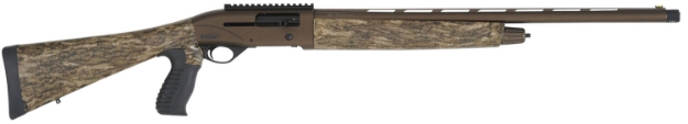 Picture of Tristar Viper G2 Turkey 12 Gauge 24" 5+1 3" Bronze Cerakote Rec Mossy Oak Bottomland Fixed Pistol Grip Stock Right Hand (Full Size) Includes 4 Mobilchoke 