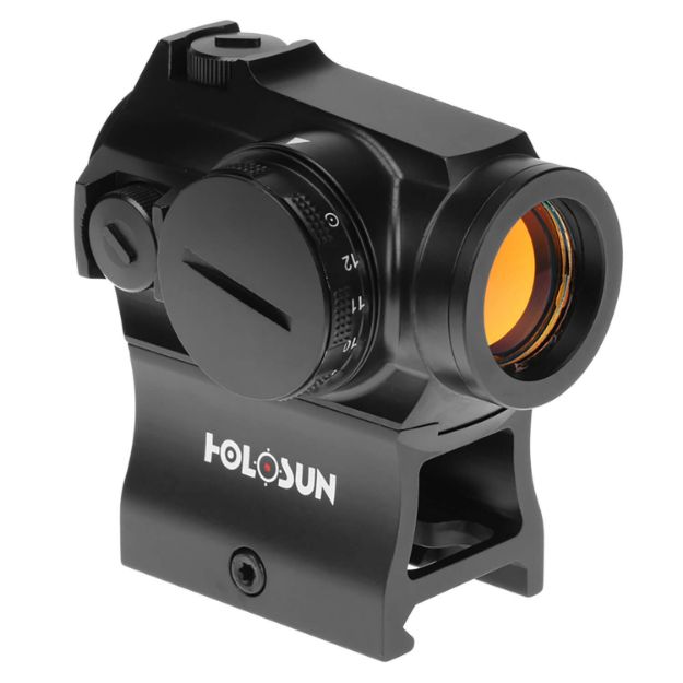 Picture of Holosun He503r-Gd Black Anodized 1X 20Mm 2 Moa Gold Dot/65 Moa Gold Circle Multi Reticle 