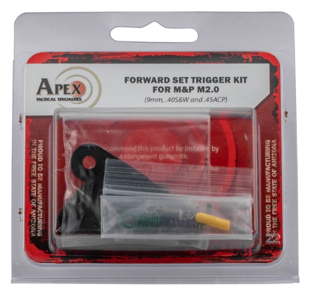 Picture of Apex Tactical Forward Set Sear & Trigger Kit Curved Trigger With 3-4 Lbs Draw Weight For S&W M&P 2.0 Right 