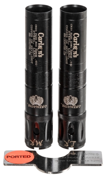 Picture of Carlson's Choke Tubes Cremator 20 Gauge Mid-Range Long Range Ported 17-4 Stainless Steel 