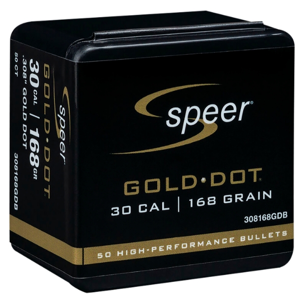 Picture of Speer Gold Dot 30 Cal .308 168 Gr Soft Point (Sp) 