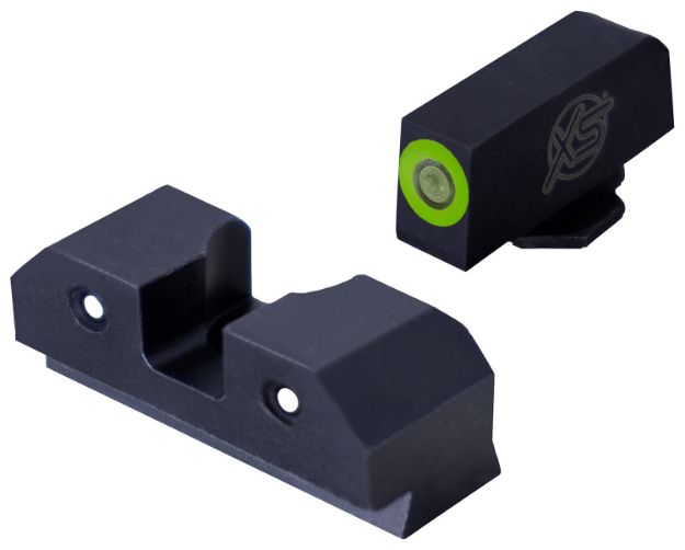 Picture of Xs Sights R3d Night Sights Fits Glock Black | Green Tritium Green Outline Front Sight Green Tritium Rear Sight 