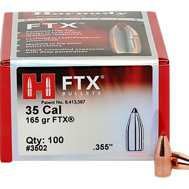 Picture of Hornady Ftx Hunting 35 Cal .355 165 Gr Flex Tip Expanding (Ftx) 