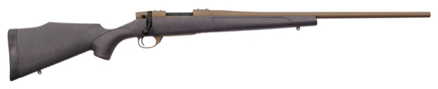 Picture of Weatherby Vanguard Weatherguard 257 Wthby Mag Caliber With 3+1 Capacity, 26" Barrel, Burnt Bronze Cerakote Metal Finish & Bronze Webbed Black Fixed Monte Carlo Stock Right Hand (Full Size) 