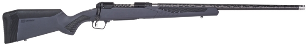 Picture of Savage Arms 110 Ultralite 28 Nosler 2+1 24" Carbon Fiber Wrapped Barrel, Black Melonite Rec, Gray Accustock With Accufit 