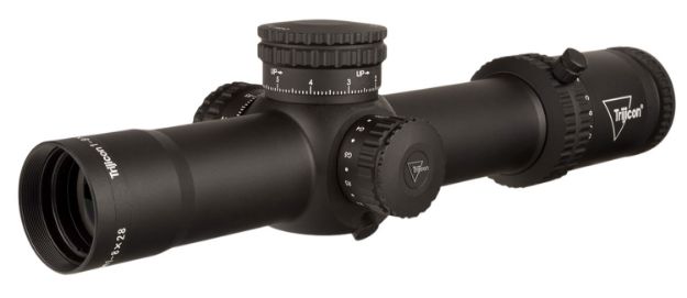 Picture of Trijicon Credo Matte Black 1-8X28mm 34Mm Tube Led Illuminated Red/Green Mrad Segmented Circle Reticle 